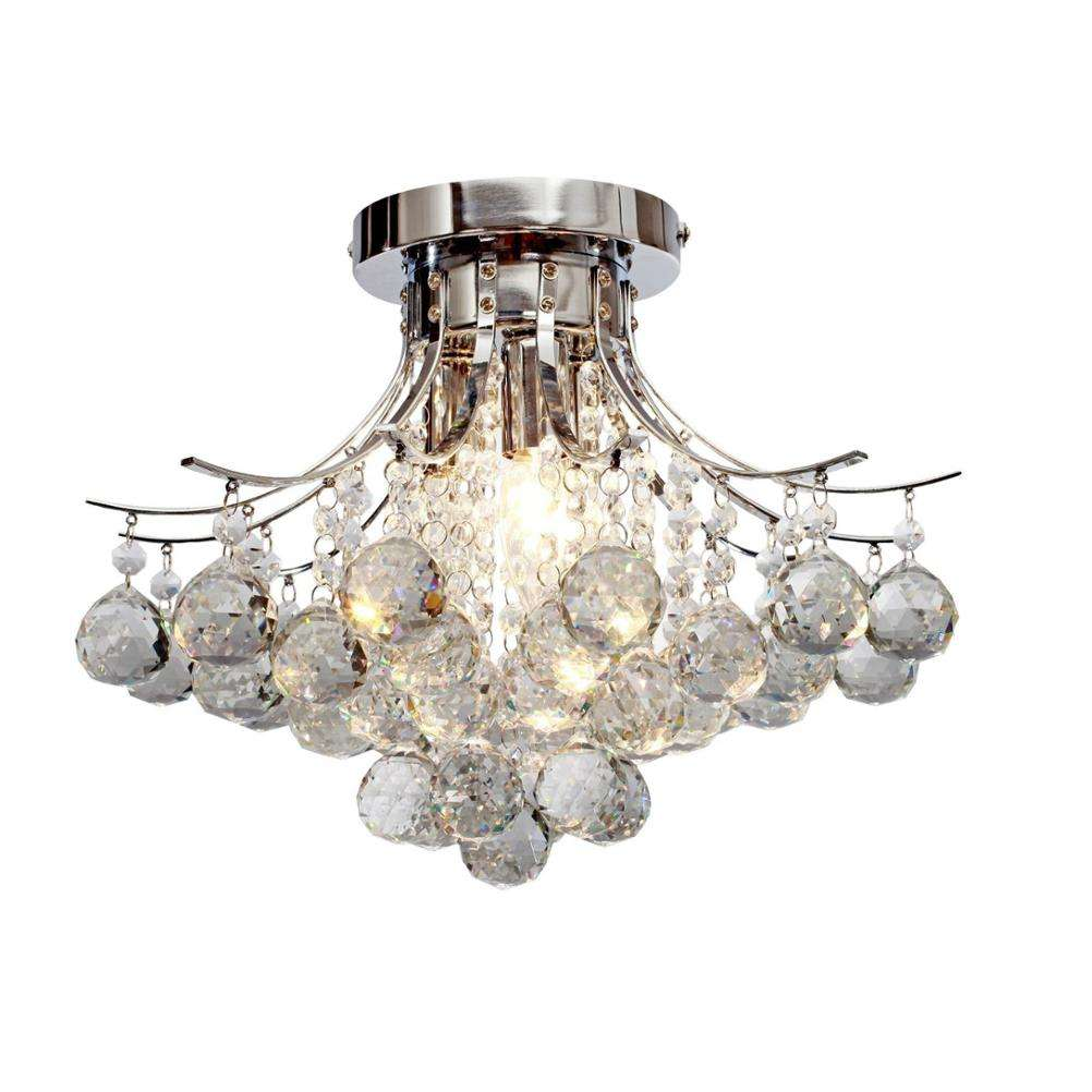 moderno embutir LED cristal luminária de teto luminária