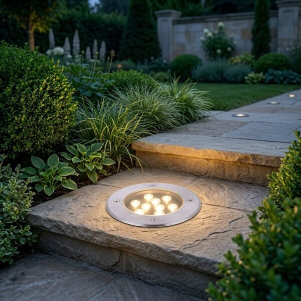 IP67 à prova d'água embutido Garden Uplight LED Underground Inground luminária para Garden Wall Concrete piso in externo Wall Design