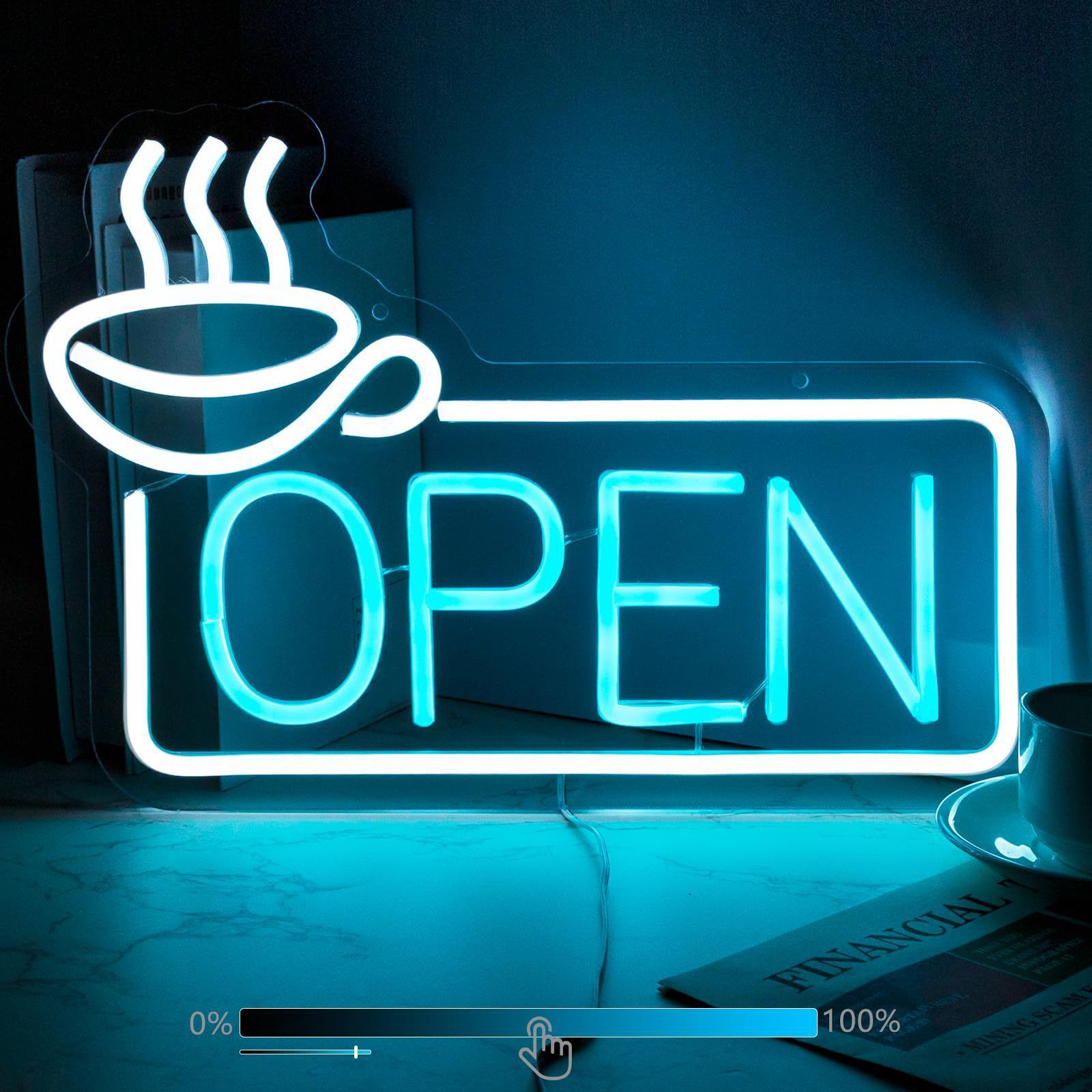 Manufacturer's Wall-Mounted LED Neon Sign Electronic Advertisement Decorative luminária para Company Mall Beer Clubs Shops Home Park