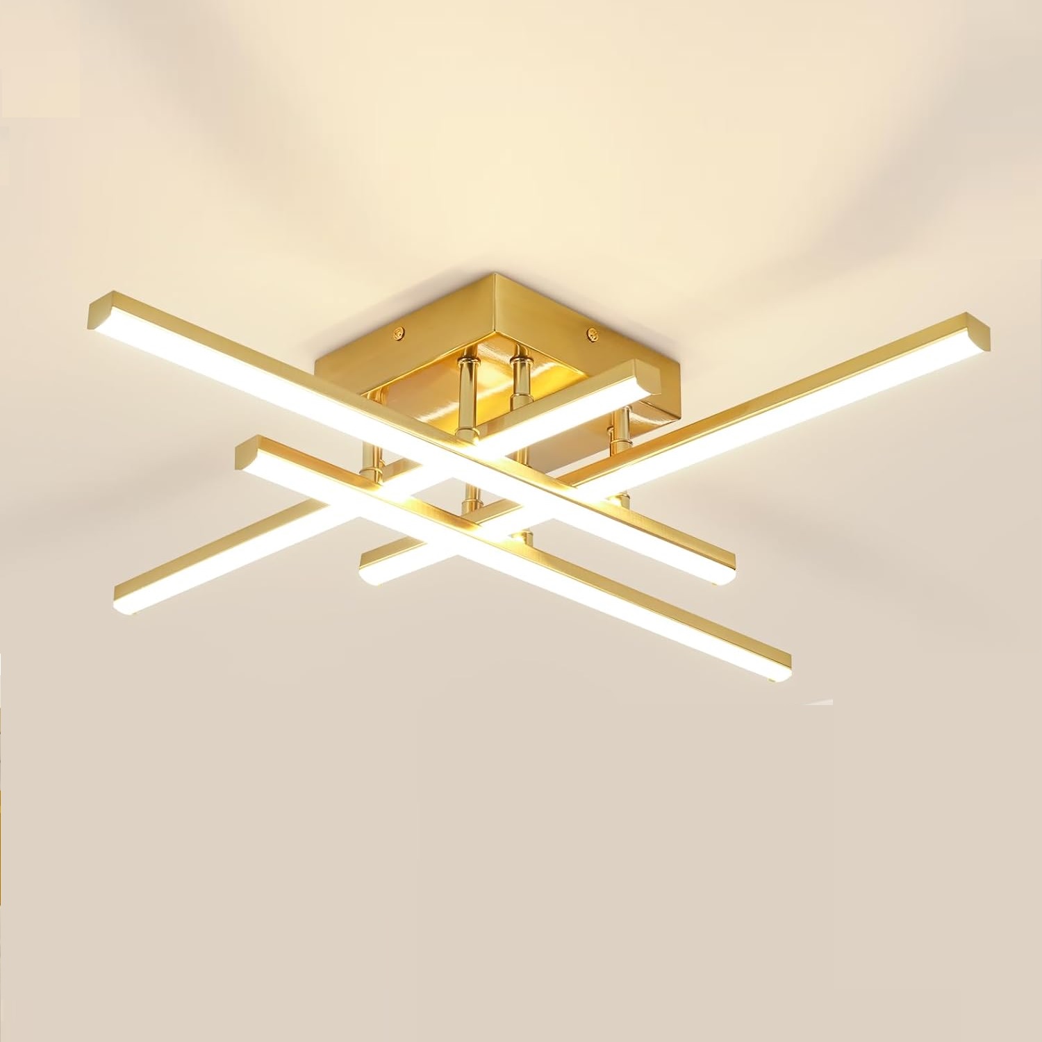 moderno luminária de teto luminária Gold dimerizável Close to luminária de teto com controle remoto,Sputnik embutir lâmpada de teto