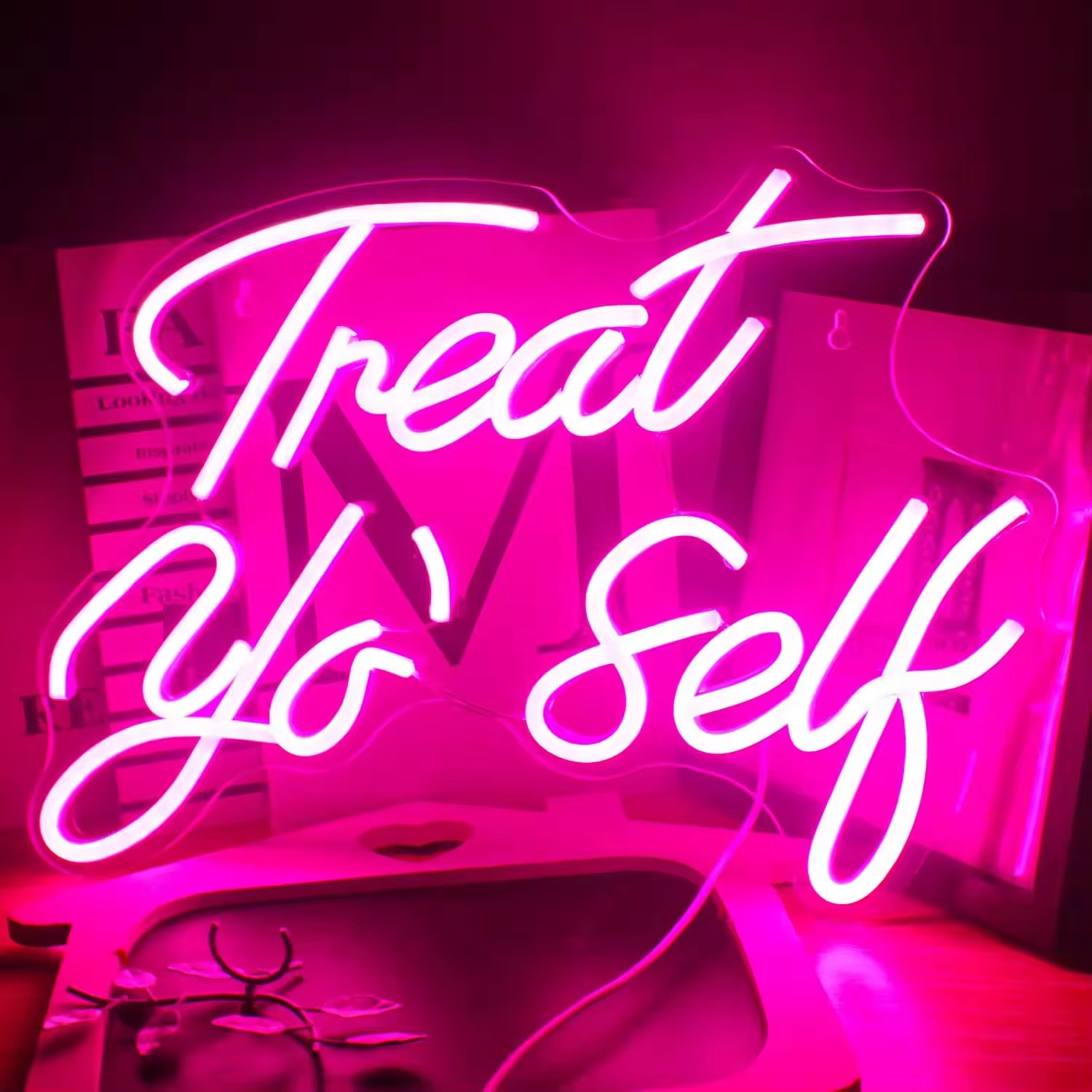 controle remoto Neon Sign personalizado Wedding Bachelorette Party Decor cor Changing luminárias