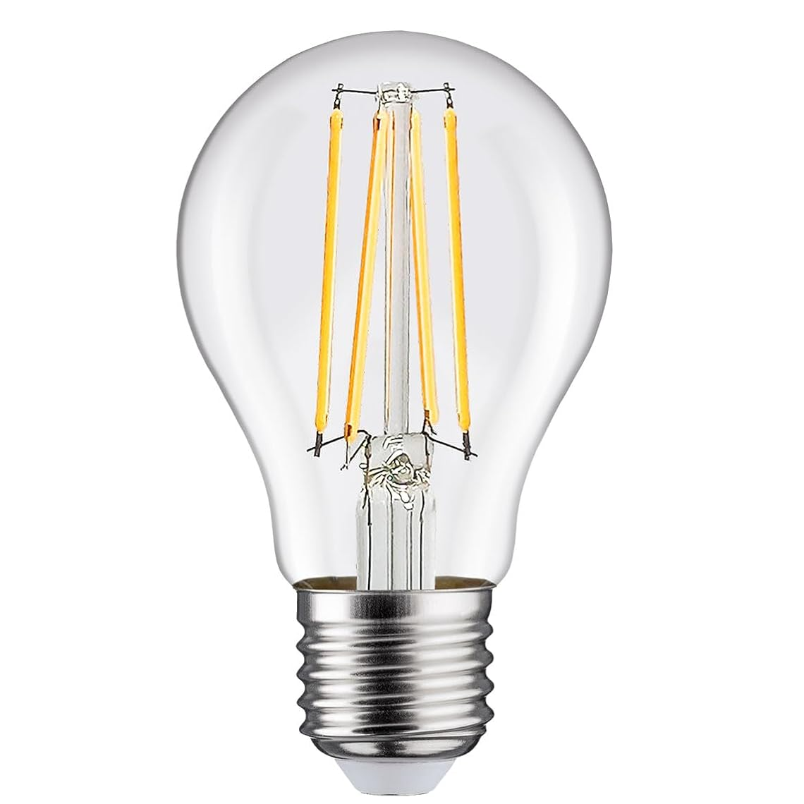 AC85- 240V A60 Antique LED Filament lâmpadas Warm White 440LM E26 Medium Base Antique Decorative Edisom luminária lâmpadas Clear Glass