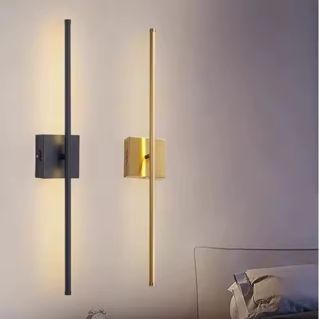 Magnetic Suction Wall Lamp Battery Powered, Wireless Charging Bedside Light for Bedroom Living Room, Free Wiring Modern Design
