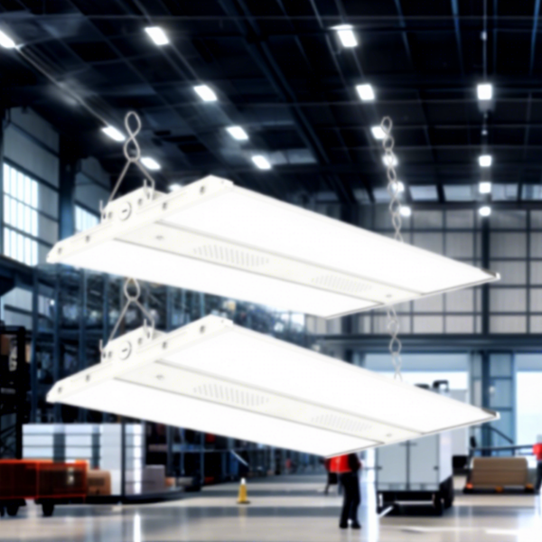 USA In Stock high bay linear luminárias pendente CCT Power ajustável 4FT 3FT 2FT LED linear Highbay luminária com UL ETL DLC
