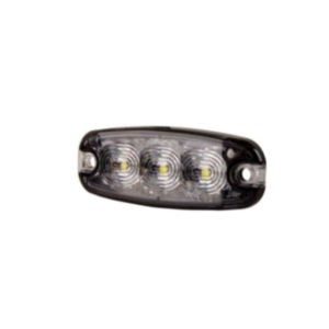 New 3 LED Emergency Grille Light IP67 Waterproof Ultra-thin 12V DC Warning Light for Truck Utility Vehicle Construction