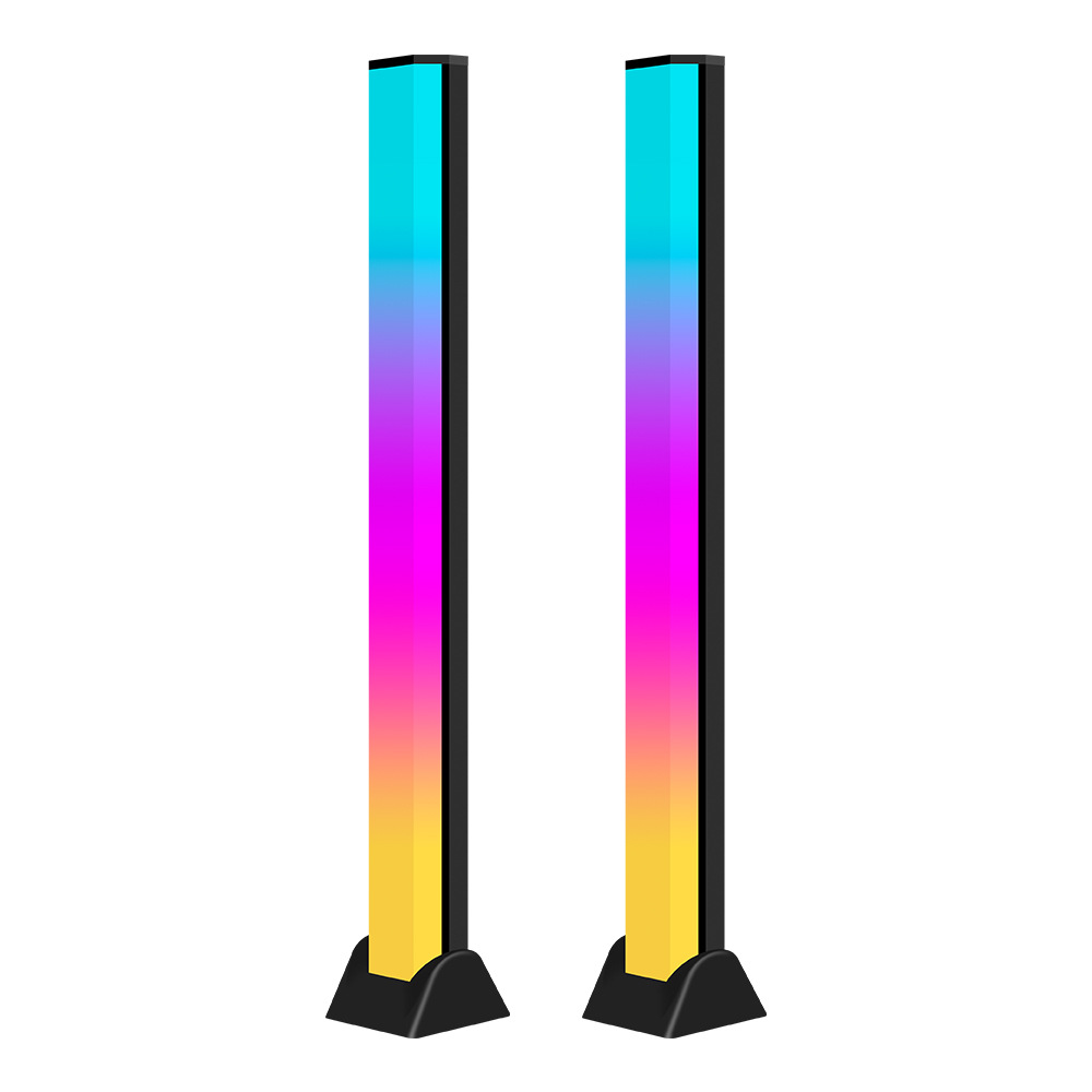 USB RGB LED luminária Bars Desktop Atmosphere lâmpada TV Backlights Music Sync Ambient lâmpada 24Key controle remoto para Gaming Room Decor
