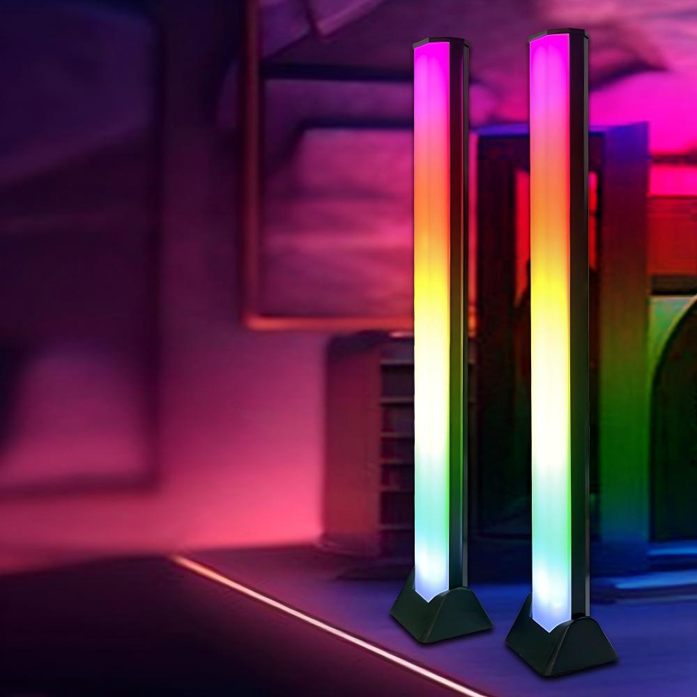 MOES RGB luminária bar PC Desktop Home Decor Cabinet Backlight Gaming Room Music Sync Rhythm USB alimentado com IR controle remoto