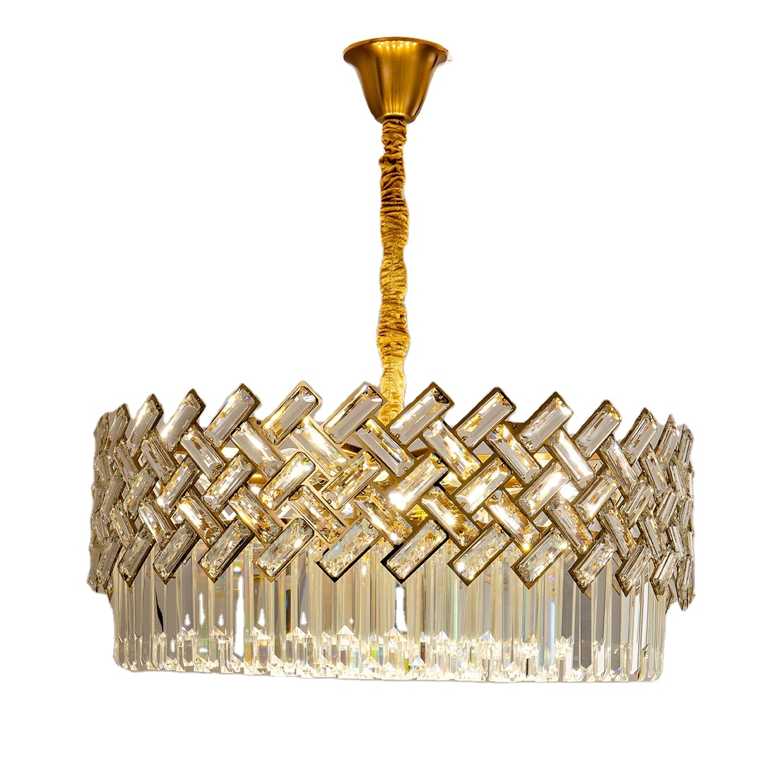 Post moderno Minimalist sala de jantar lâmpada Designer Model Room iluminação Villa Single Head cristal lustre