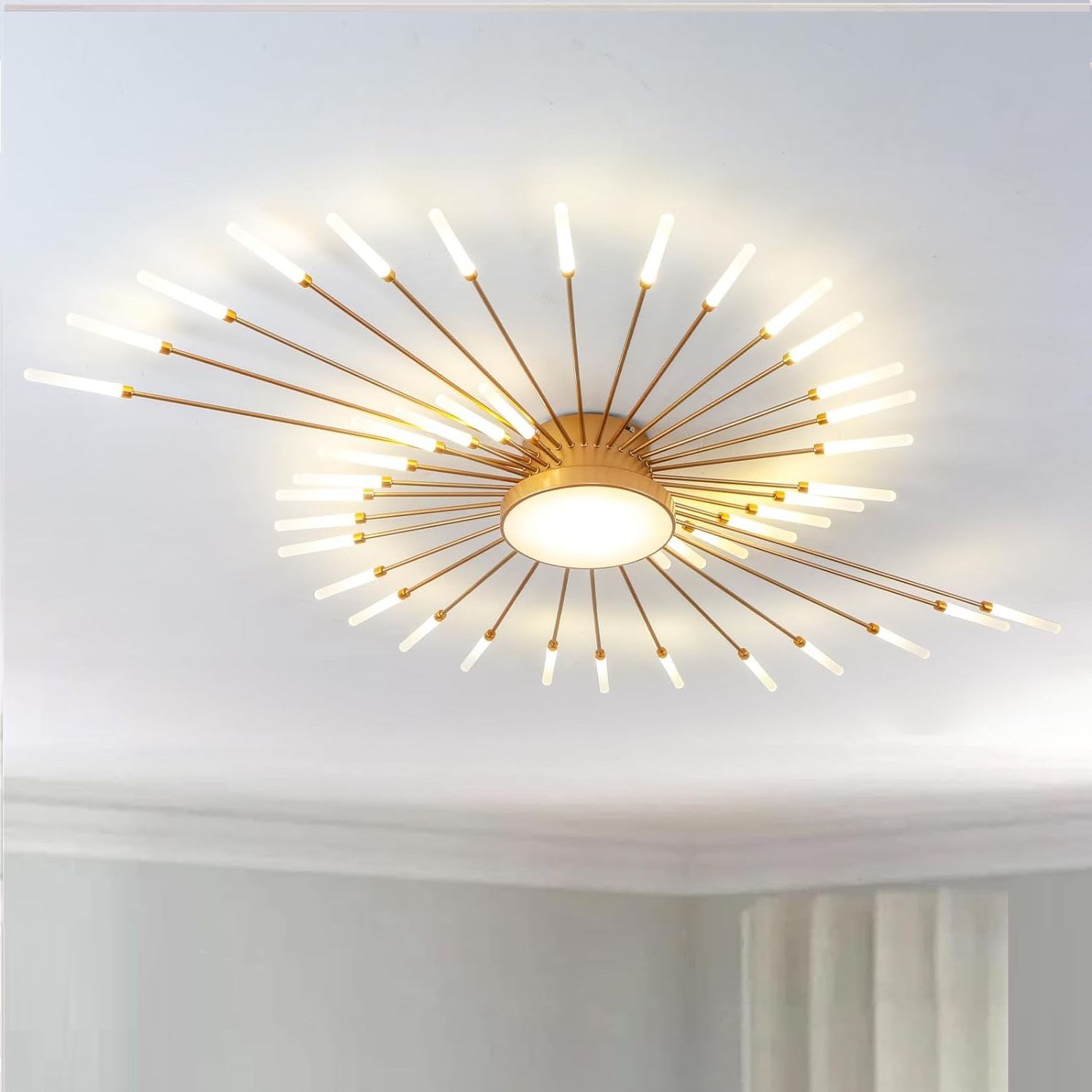 LED luminária de teto sala de estar sala de estar lâmpada moderno Minimalist luminária de teto Gold interno Decorative teto iluminação