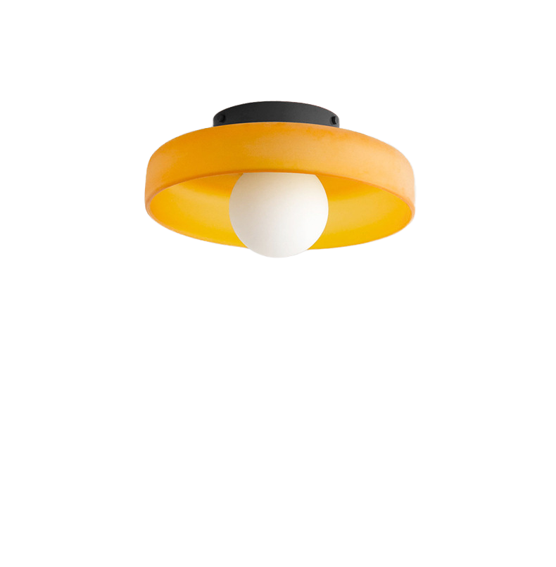 nórdico Glass luminária de teto Single Head E26 lâmpada vintage arandela para Entryway corredor corredor Balcony sala de estar Home Decor