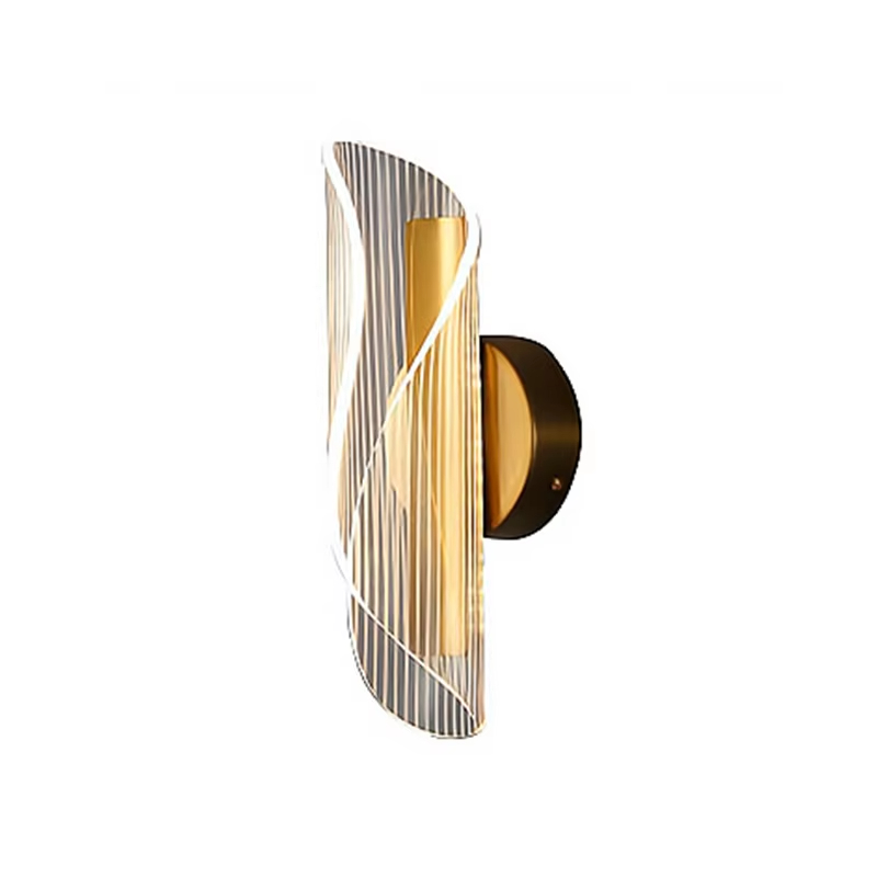 moderno Led luminária de parede Streamer Atmosphere luminária interno Acrylic arandela para quarto Study restaurante sala de estar
