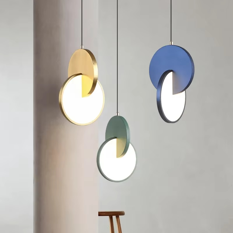 Creative ajustável quarto Headboard teto pendente Bedside Hanging lâmpada para bar Counter LED iluminação interna luminárias