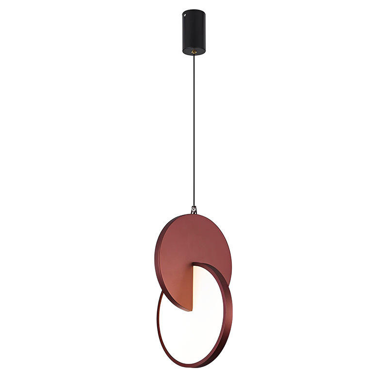 nórdico Minimalist Gold Silver Geometric LED luminária pendente moderno Hanging luminária para sala de estar cozinha Dining quarto Home Decor