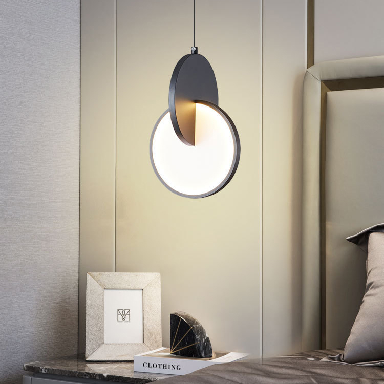 Minimalist quarto Bedside LED luminária pendente moderno Senior Designer Master bar luminária sala de jantar lâmpada Hanging luminária Drop lâmpada