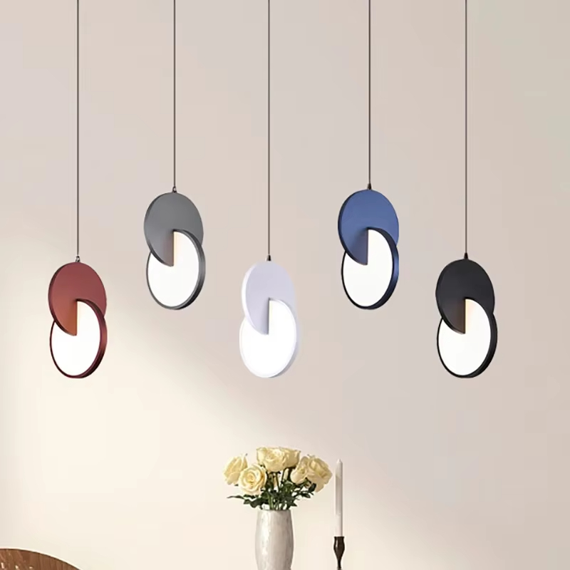 New simples cor Single-head lustre Eye Protection Shop Entrance Hall bar quarto Hanging Line luminária nórdico estilo Hot