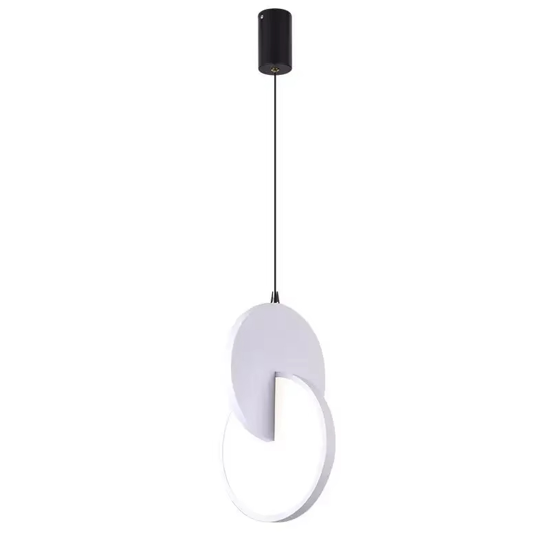moderno Geometric Led Small pendente lâmpadas Gold Silver para Table Dining Bedside quarto lustre Home Decor iluminação Luminaires