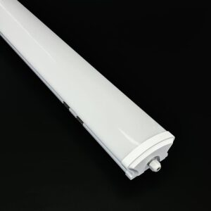 Eco-Friendly Modern Line LED Tri-proof Plastic Extrusion Batten Light Fixture IP65 Waterproof Vapor Tight Industrial Warehouse
