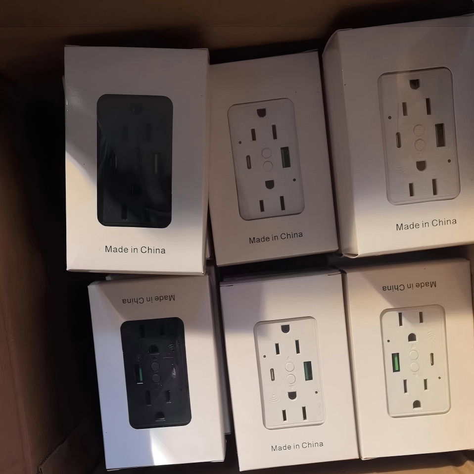 inteligente Wifi tomada de parede Pd20W Fast Charge para Us Market Home hotel escritório quarto Energy Efficient inteligente Charging Plug