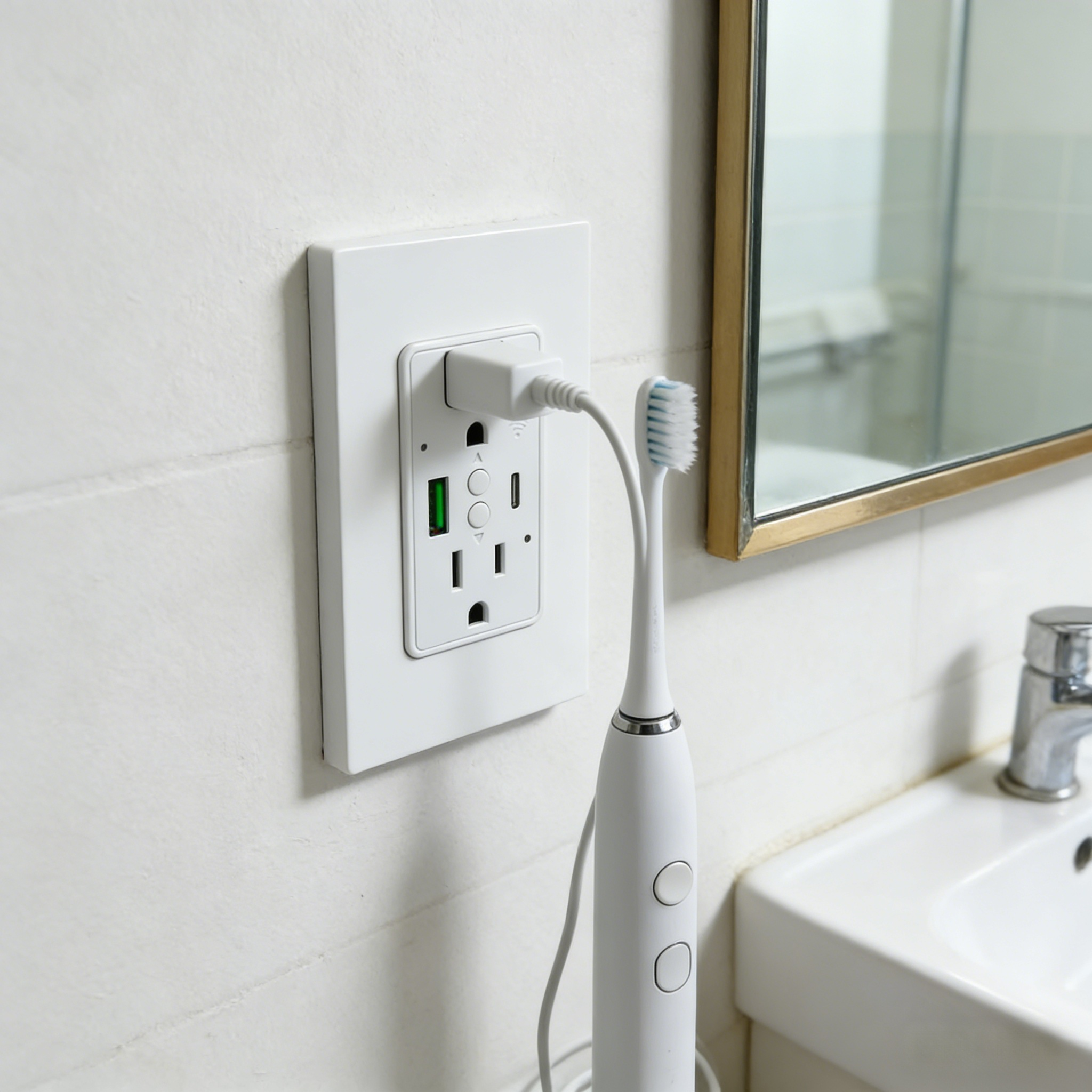 Us inteligente tomada de parede Pd20W com Wi-Fi controle por app para casa escritório hotel quarto durável multifuncional tomada