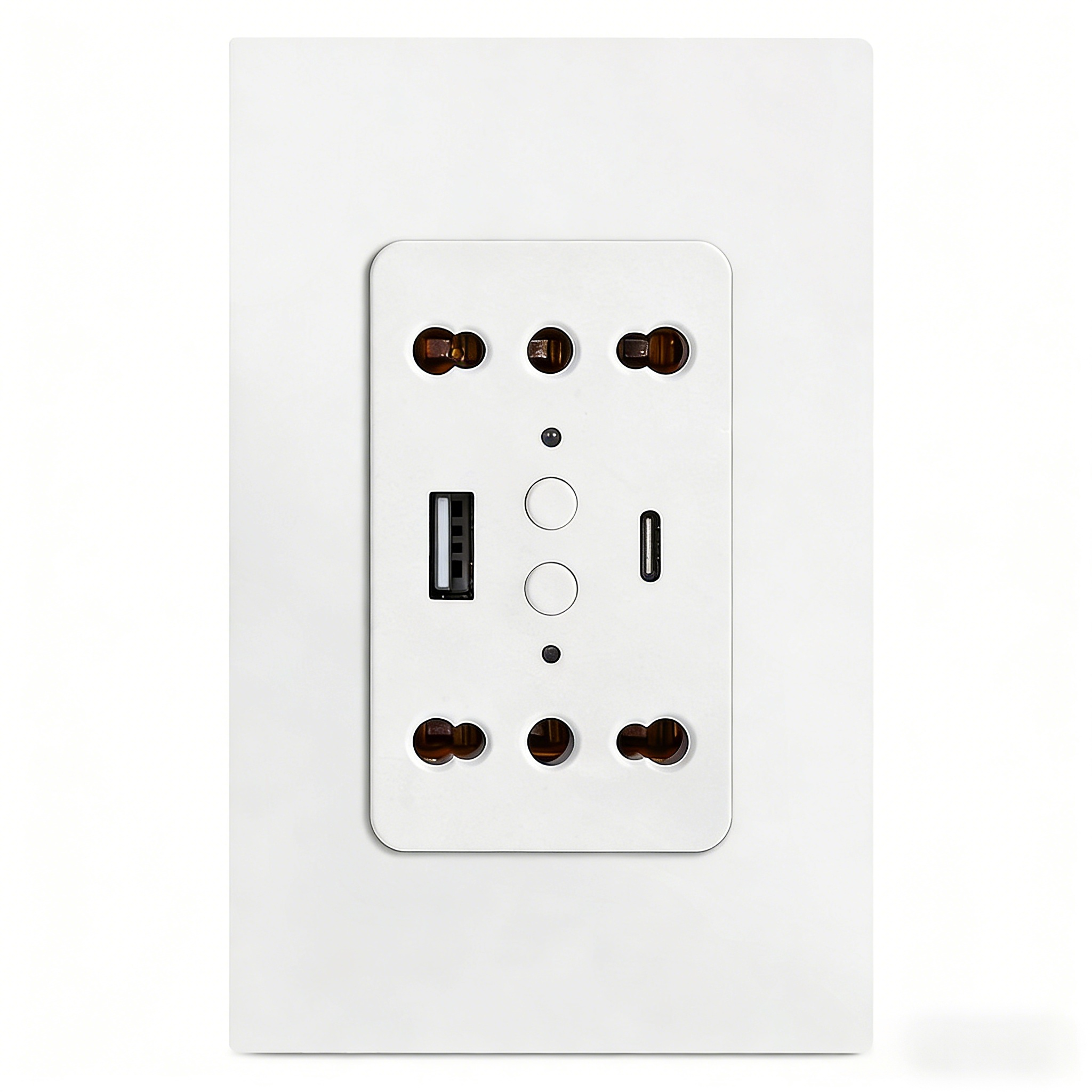 Us inteligente tomada de parede Pd20W com Wi-Fi App Control para casa hotel escritório quarto sala de estar Multi porta Usb Charger