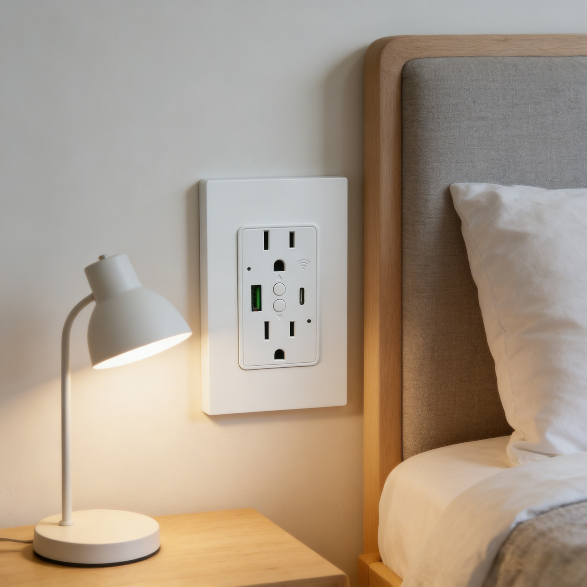 Us inteligente tomada de parede Pd20W Pd20W Fast Charge com Wi-Fi para casa hotel escritório quarto Energy Saving inteligente tomada de parede