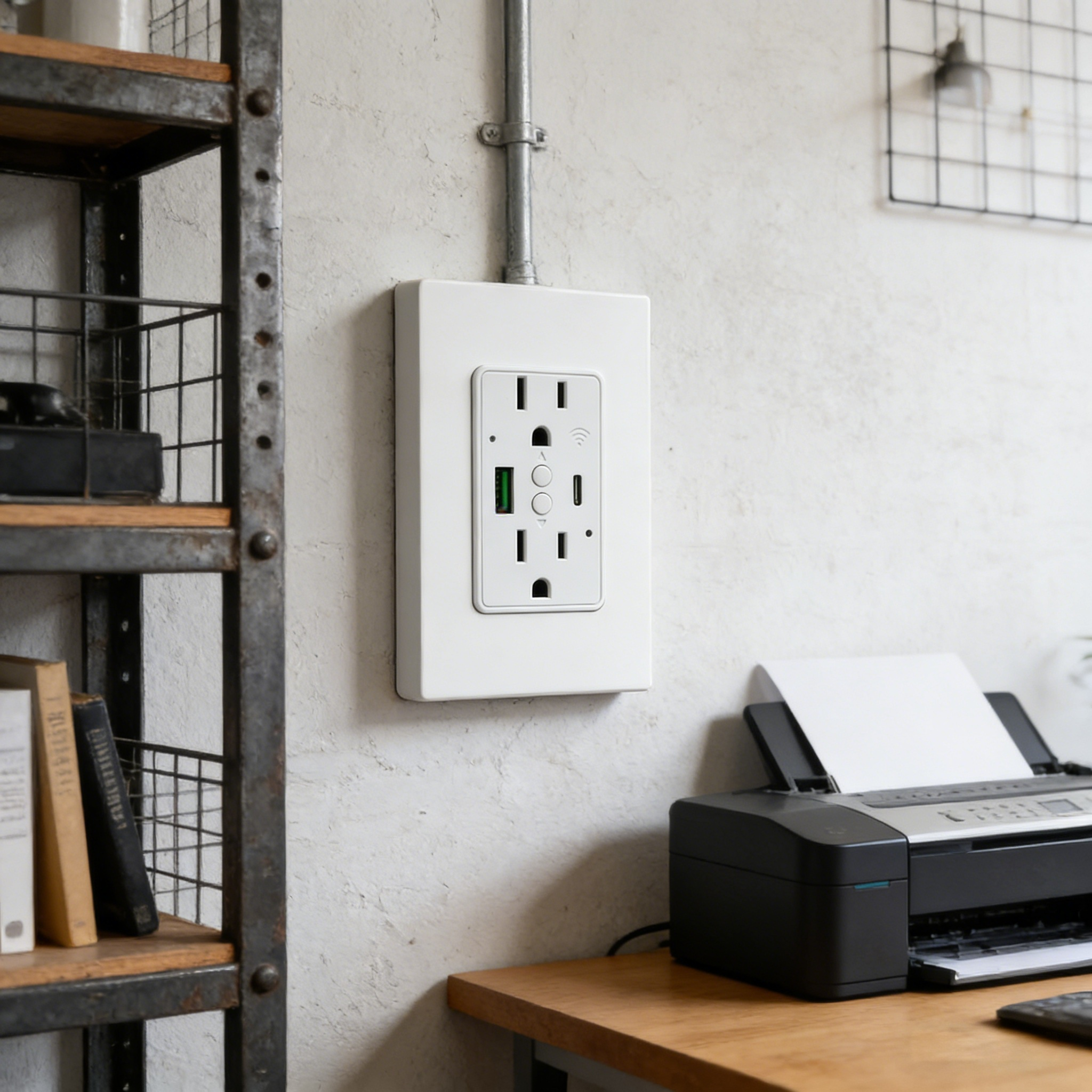 Us Standard inteligente tomada de parede Pd20W App Control para casa hotel escritório quarto sala de estar Energy Saving Wall Charger