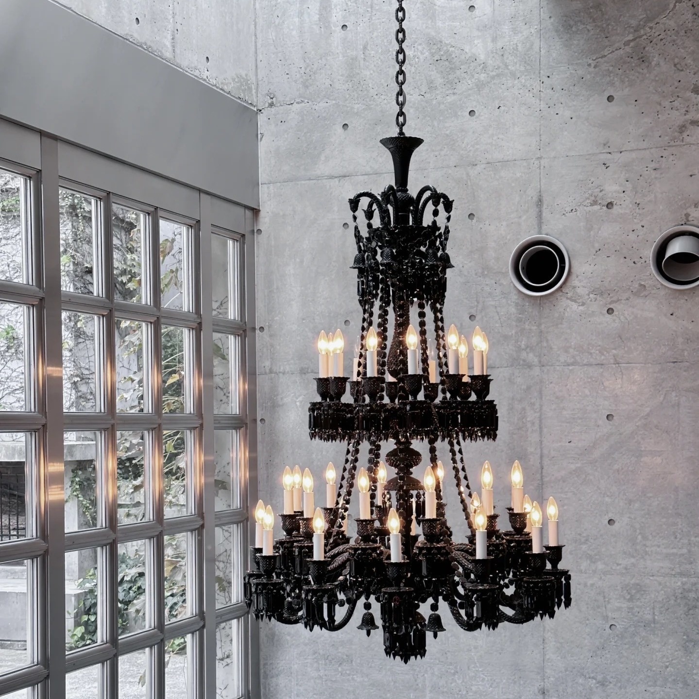 French cristal lustre European estilo sala de estar Elegant quarto sala de jantar luminária moderno Staircase LED preto Luxury Hall