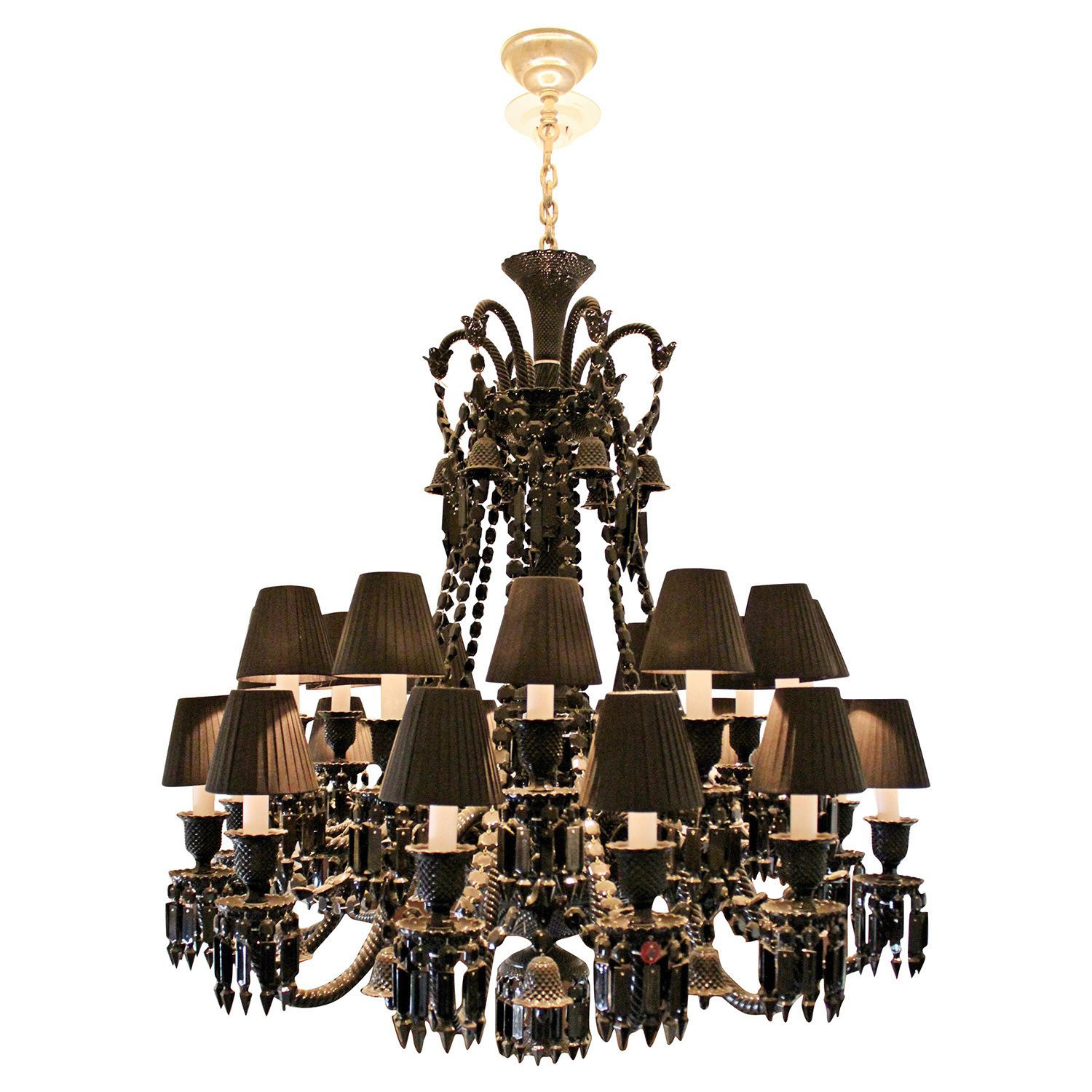 French estilo preto Luxury cristal lustre moderno mid-century Design sala de jantar quarto Wedding Party interno Decorative lâmpada