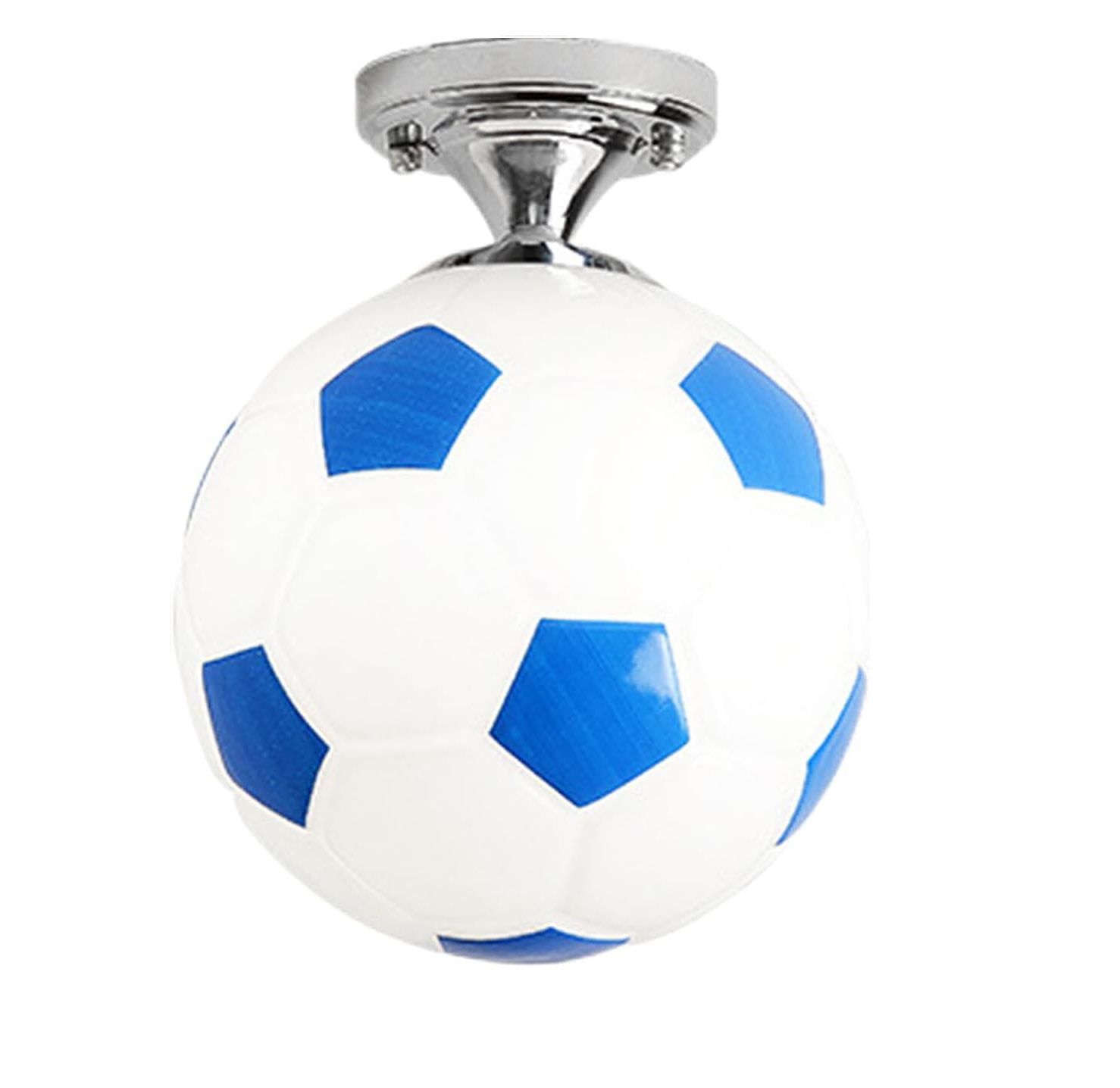 Soccer bola LED luminárias de teto Premium Glass para Creative Kids Boys quarto Decoration Football bar Club lâmpada de teto