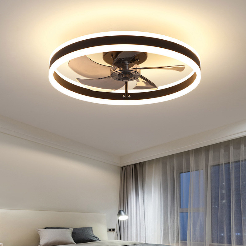 Cross-Border Exclusive Shaking Head Fan luminárias ABS Inverter 110V/220V fábrica Direct para quarto restaurante Study