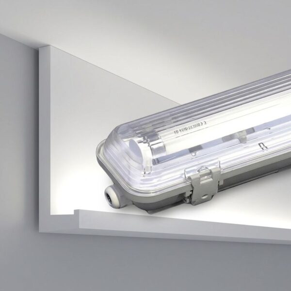 IP65 ETL Certified LED Tri-Proof linear T8 luminária tubular luminárias 5-Year Warranty Dual/Single Panel para Farm Warehouse Applications