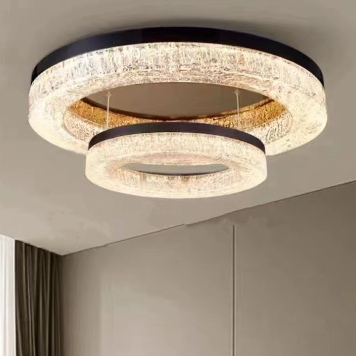 moderno Italian Minimalist Acrylic Ring luminária de teto lâmpada Designer 2026 New sala de jantar Master quarto Room luminária sala de estar