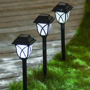 New Chinese estilo Solar luminária de gramado
