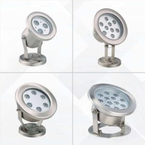 Luxury Stainless Steel Underwater LED luminárias