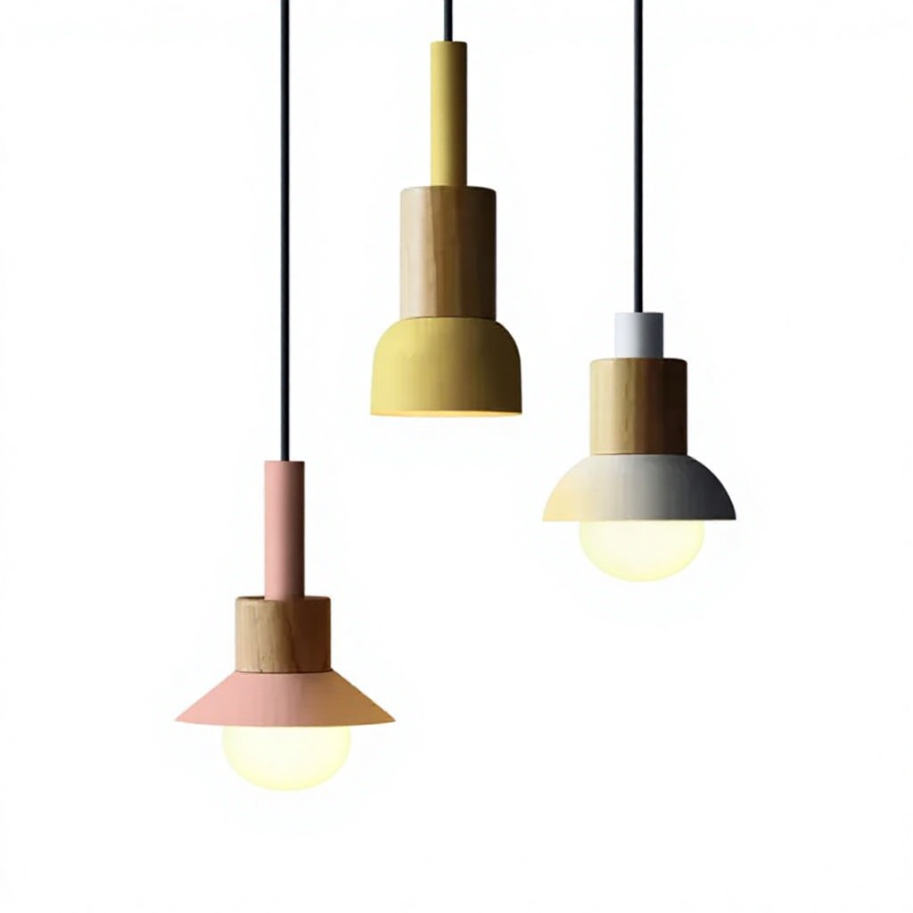 nórdico Metal LED pendente cozinha restaurante Hanging lâmpada quarto Bedside teto Chandeliers moderno iluminação