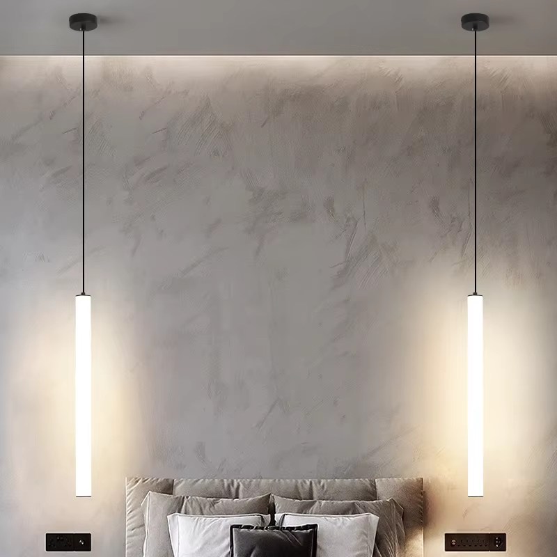 Minimalist estilo Acrylic LED 360Luminous pendente sala de estar sala de jantar quarto luminária de teto luminária Home lustre