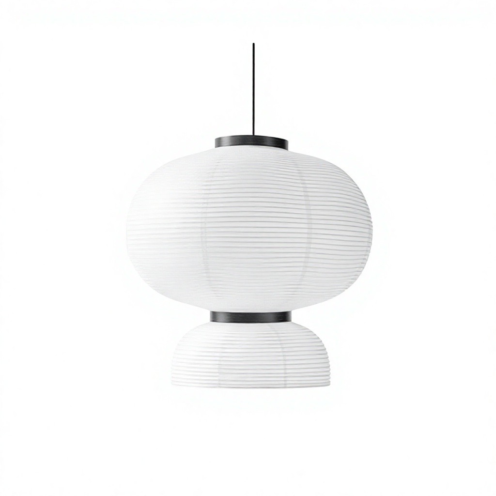 Japanese Wabi Sabi estilo LED Rice Paper lustre Living sala de jantar Chinese Ancient estilo Lantern pendente Warm White