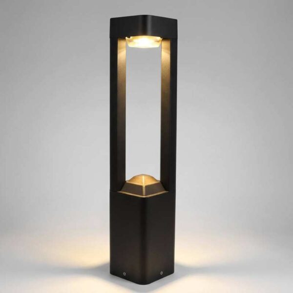 Outdoor Waterproof LED Bollard Light IP65 Die-Cast Aluminum Modern Garden Pathway Lawn Lamp 3000K Factory OEM CE RoHS