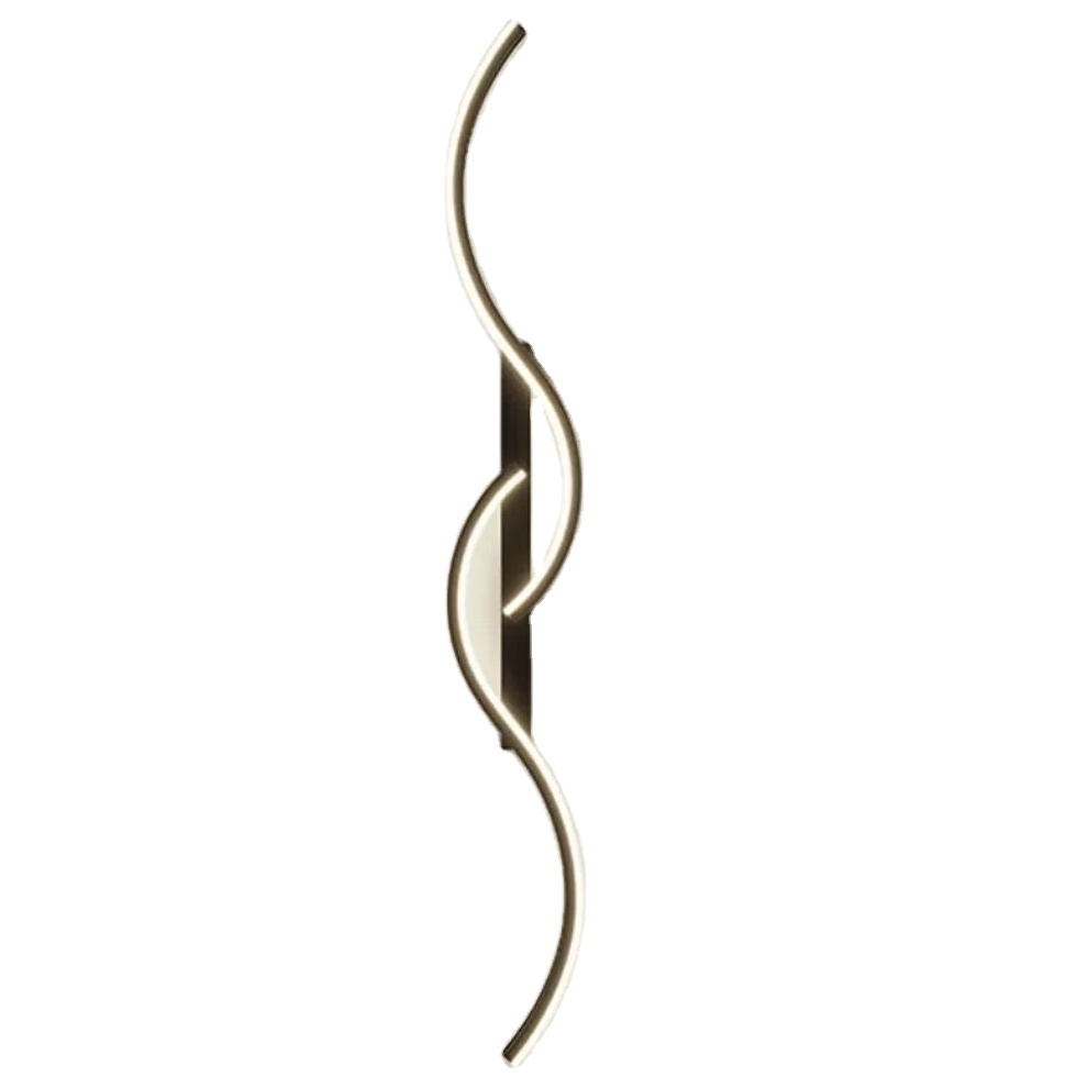 moderno luminária de parede Long Strip Minimalist quarto Sconce Wall luminária
