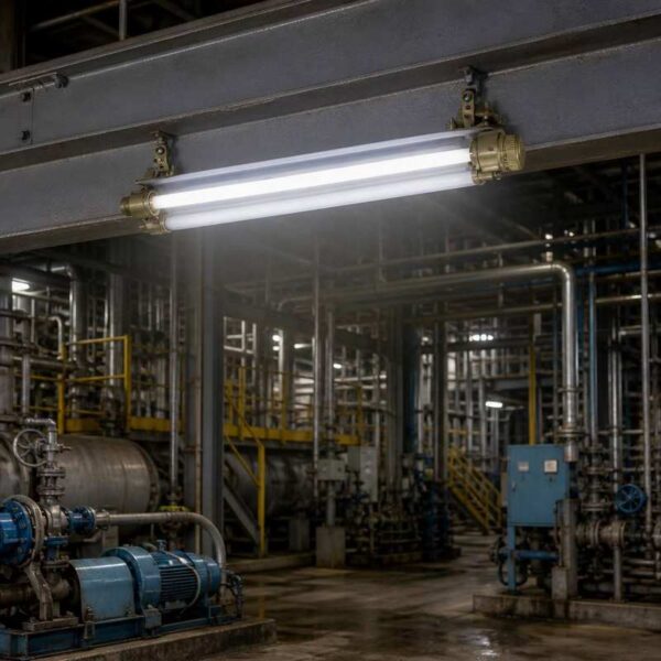 Eye-Friendly Stable Brightness Explosion-Proof luminária tubo LED lâmpada Powder Coated Shell para Textile Mills dYD