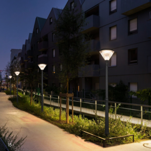 Retro Outdoor Waterproof IP65 SMD LED Garden Lights with Aluminum Body & PC Shade Multiple Color Temperatures 3-Year Warranty