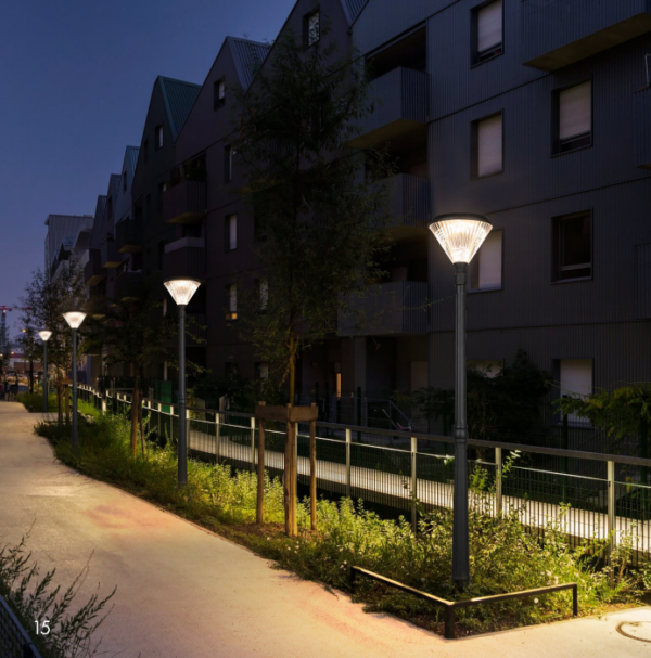 Retro Outdoor Waterproof IP65 SMD LED Garden Lights with Aluminum Body & PC Shade Multiple Color Temperatures 3-Year Warranty