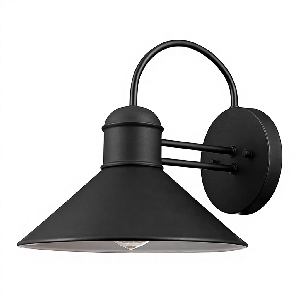 externo Cylinder alumínio Alloy IP65 à prova d'água Polycarbonate Diffuser LED Garden Wall Mount Bracket lâmpada
