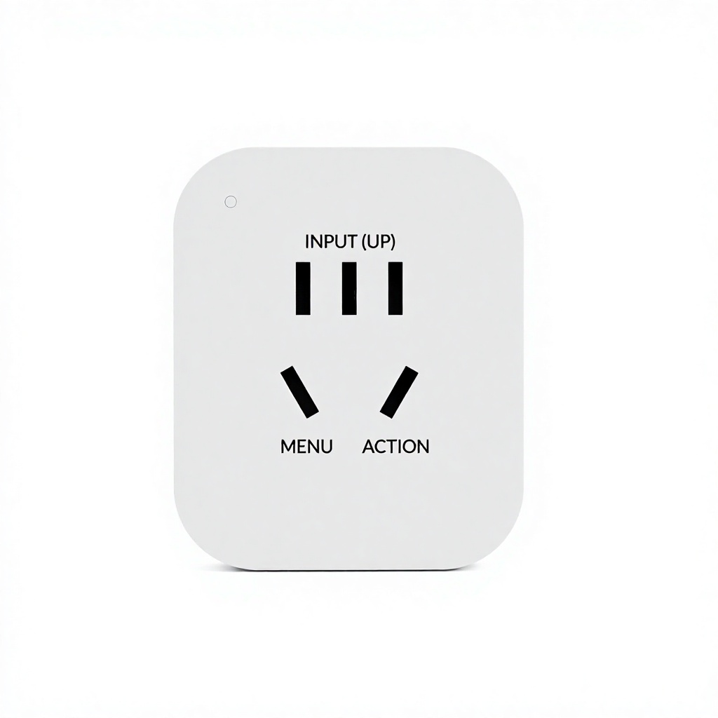 Wi-Fi Smart Plug 10A National Standard Energy Monitoring Tuya App White Minimalist Design Smart Home Five-hole Metering