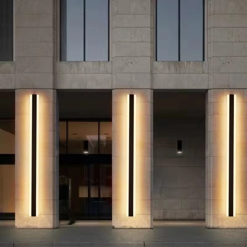moderno IP65 à prova d'água nórdico LED Strip lâmpada para sala de estar quarto corredor iluminação Wall teto Home Decoration luminária