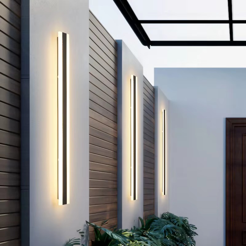 nórdico moderno à prova d'água fita LED IP65 linear lâmpada para quarto sala de estar Wall teto corredor Interior Decoration