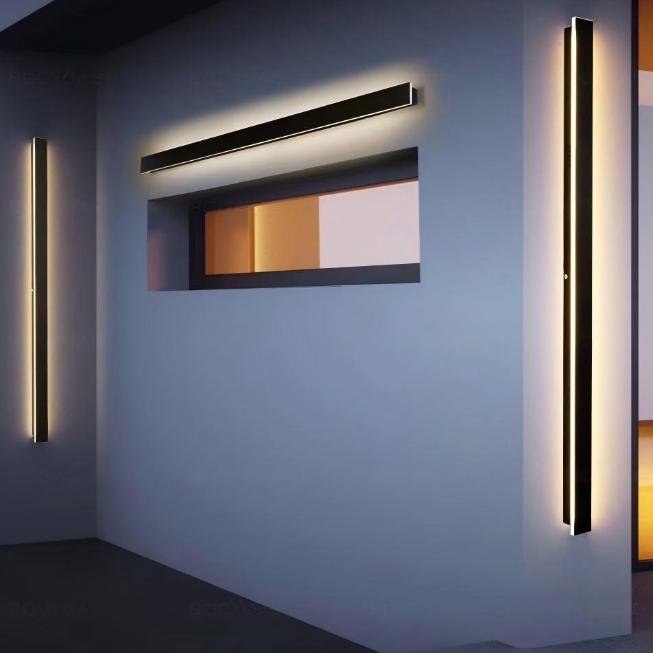 moderno nórdico à prova d'água LED Strip luminária IP65 linear iluminação para Projects Wall teto sala de estar quarto corredor Home Decor