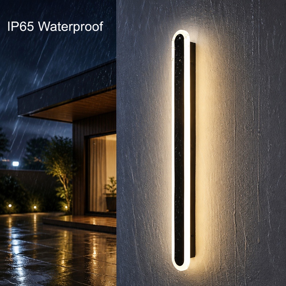 moderno IP65 LED externo luminária de parede à prova d'água Exterior iluminação para Garden Villa varanda Courtyard Wall Mounted luminária