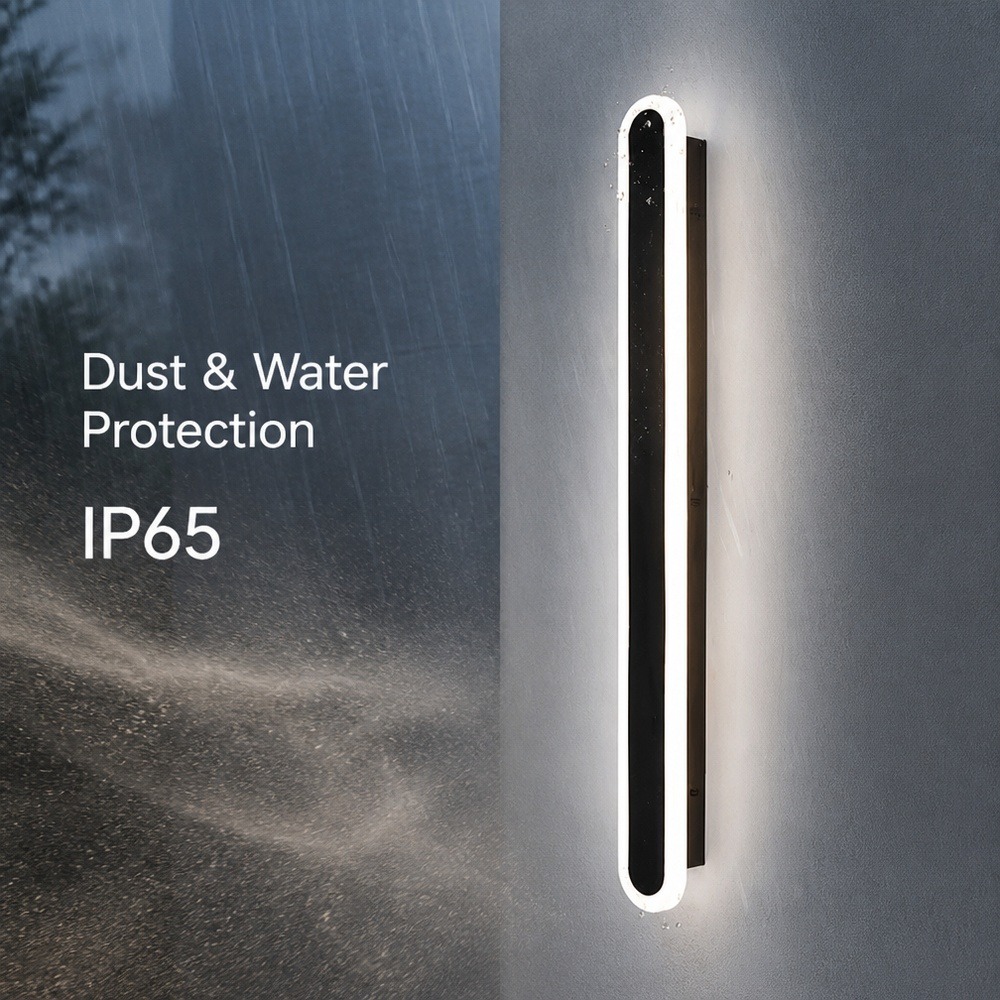 moderno IP65 à prova d'água externo LED Wall luminária para Villa Garden varanda Courtyard Exterior Wall Mounted Home luminária Decor
