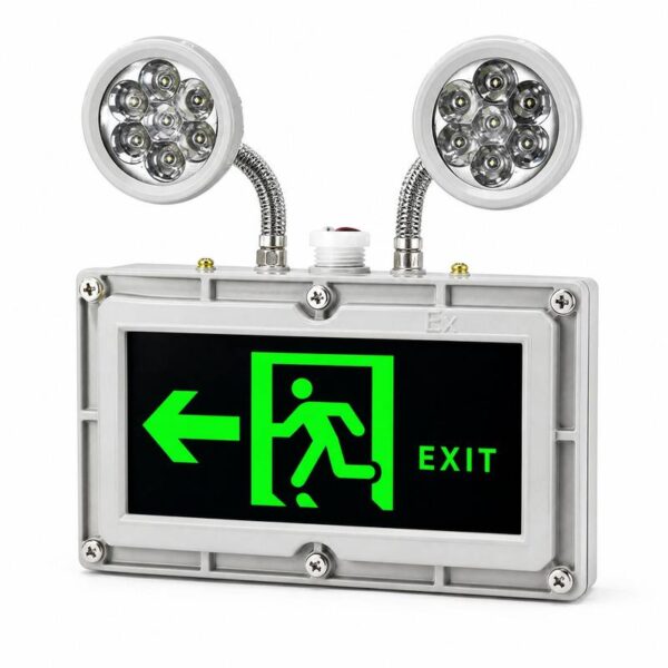 Heavy Duty 3W IP65 LED Explosion Proof Emergency luminária industrial Warehouse fábrica Hazardous Location Wall Mount